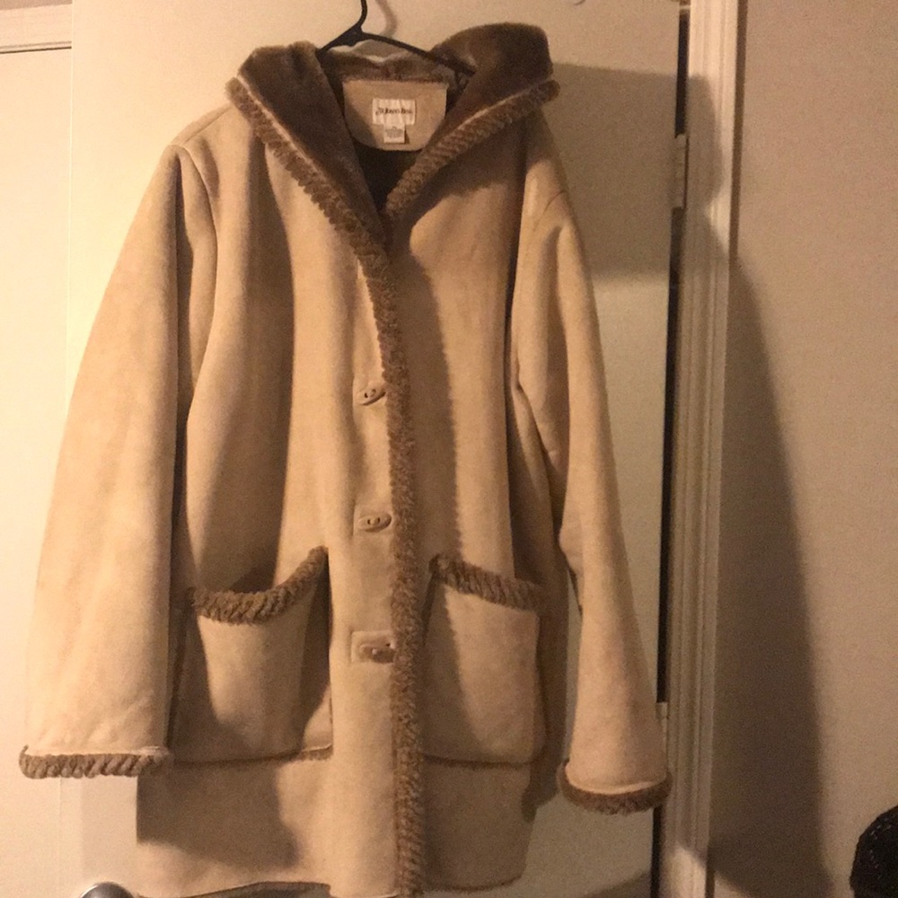 St. John’s Bay Faux Fur Hooded Coat